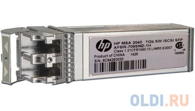 Трансивер HPE MSA 2050 1Gb RJ-45 iSCSI Channel SFP+ 4-Pack (C8S75B) 